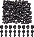 arricraft 116 Pcs 3 Sizes Black Skull Beads, Synthetic Turquoise Skull Head by ARRICRAFT