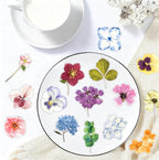 50PCS Transparent Flora Scrapbook Stickers, Flower-E | Vintage Aesthetic Flowers - Image 6