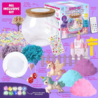 Unicorn Terrarium Crafts Kit for Kids: LED Night Light-Up DIY Toys - Image 6