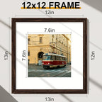 Vittanly 12x12 Picture Frames Set of 2, Ornate Vintage Photo Frame - Image 6