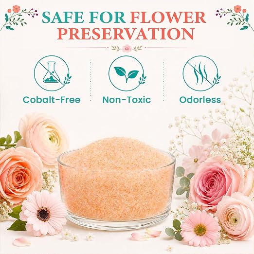 LotFancy Silica Gel Flower Drying, 10 LBS Color Indicating Silica Crystals - Image 2