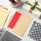 Geiserailie 8 Pcs Embossing Folders 2d/3D Embossing Machine Template Paper Card - Image 5