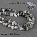 456 PCs Natural Chip Stone Beads, 5-8mm Irregular Multicolor Gemstones Loose - Image 4