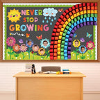 Summer Bulletin Board Classroom Decorations 3D Rainbow Butterfly Floral by Yiaoyinnz