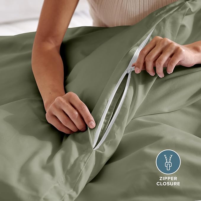 Bare Home Bedding Duvet Cover Queen Size - Image 6