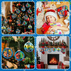 Chunful 72 Pcs DIY Wooden Crafts to Paint Winter Gingerbread Ornaments 3D - Image 5