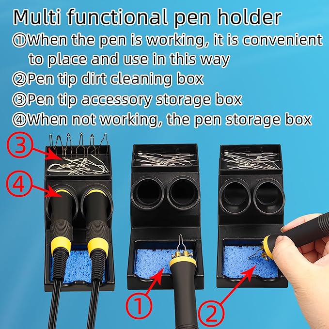 FIRElood Wood Burning Tool, Wood Burner kit Pen 25~750℃, Wood Burning kit - Image 6