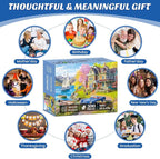 500 Pieces Puzzle for Adults, Lake Vacation Puzzle, House and Dogs Landscape - Image 7