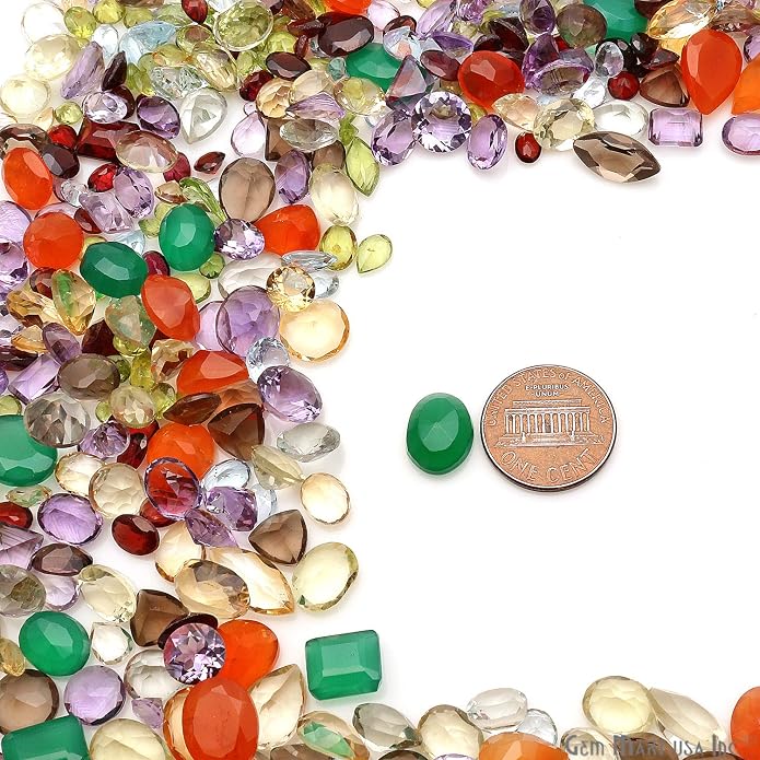Mixed Gems Natural Loose Gemstones | 100% Natural Loose Gemstones bulk| Grade - Image 2