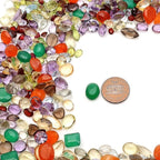 Mixed Gems Natural Loose Gemstones | 100% Natural Loose Gemstones bulk| Grade - Image 2