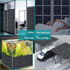 Windimiley Blackout Window Film, 100% Light Blocking Privacy, 11.8" x 78.7" | - Image 5
