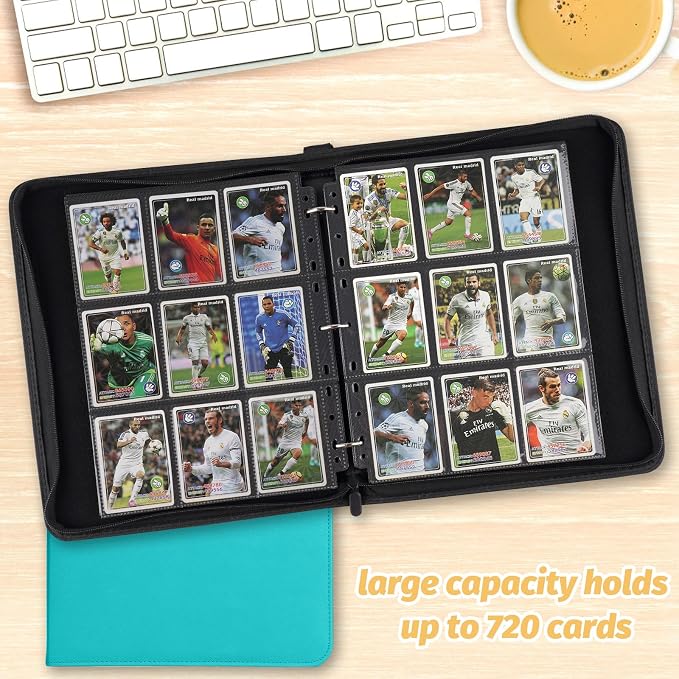 Trading Card Binder, Card Collection Binder Album Folder - Image 3