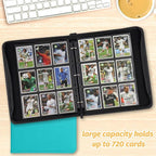 Trading Card Binder, Card Collection Binder Album Folder - Image 3