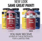 FolkArt Matte Acrylic Paint in Assorted Colors, 16 oz, Wicker White 16 Fl Oz - Image 2