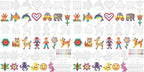 20 Pieces 5mm Fuse Beads Pegboards Clear Animal Shape Plastic Pegboards Craft by AUGSUN