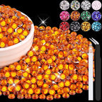4000PCS 5mm Resin Rhinestones Bulk by BELLEBOOST