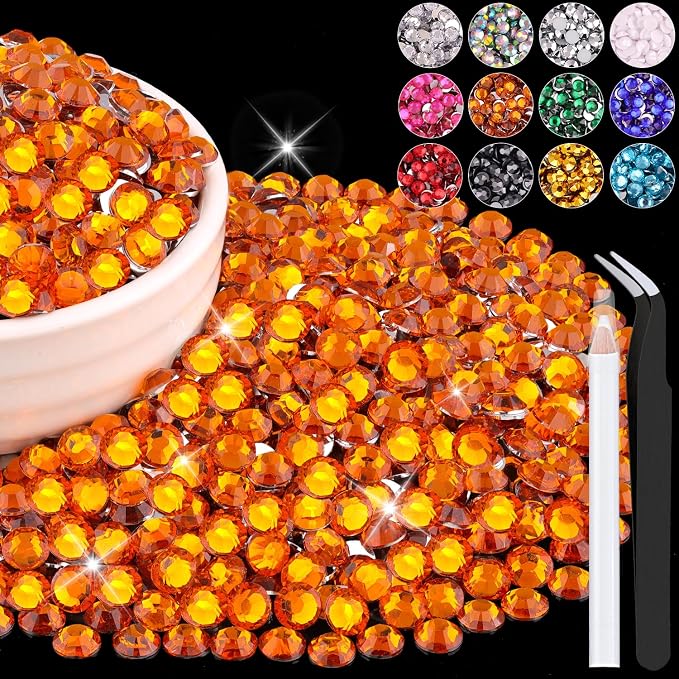 4000PCS 5mm Resin Rhinestones Bulk by BELLEBOOST