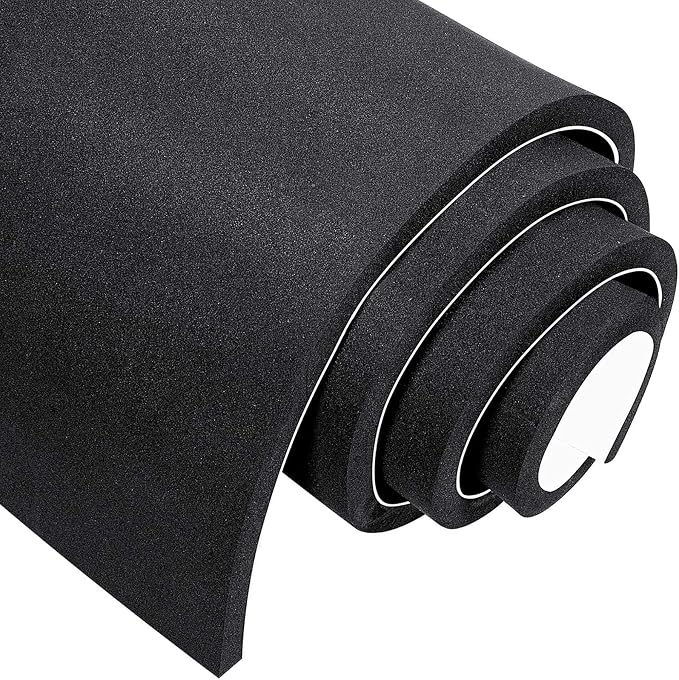 MAGZO Adhesive Sponge Neoprene Foam Padding, 1/2" Thick x 12" x 59", by MAGZO