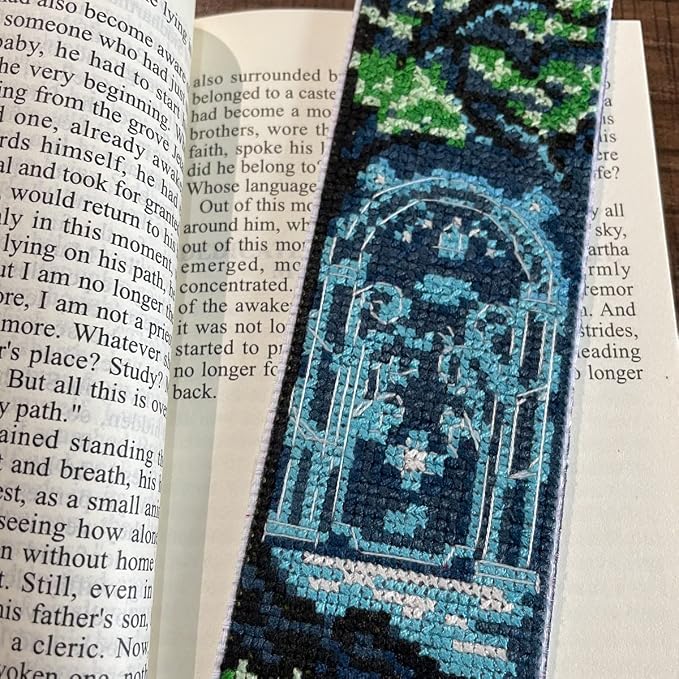 ZuoAnLF 5 PCS Cross Stitch Bookmark Kits, DIY Bookmarks Cross Stitch Kits - Image 2