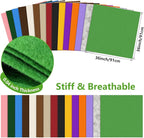 Felt Fabric 36'' X 36'' Large Felt Sheets Stiff Craft Felt by The Yard - Image 2