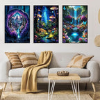 3 Pack Framed Paint by Numbers for Adult - Image 5