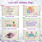 Legigo Blank Canvas Bag Zipper Pouch Makeup Bags Bulk - Image 4