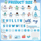 Winter Bulletin Board Decoration Set Christmas Snowman Classroom Decoration - Image 2