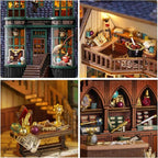 DIY Miniature House Kit, CUTEROOM Wooden Dollhouse Kit Mini House Making Kit - Image 5