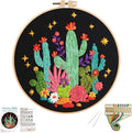 Louise Maelys Cactus Embroidery Kit, Cross Stitch Kit by LouiseMaelys