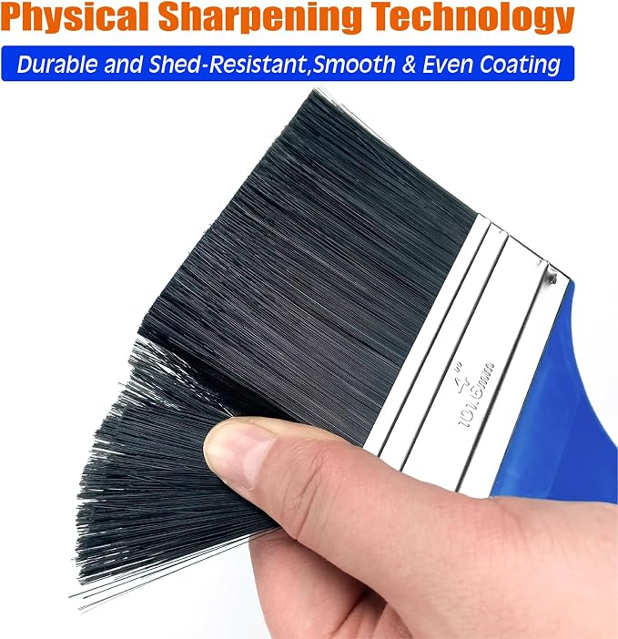 King Origin 4 Inch Paint Brush, Wide Paint Brush | Flat Paint Brush - Image 6