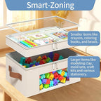 Foyego 18 QT Craft Organizers and Storage Box - Image 3