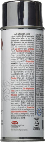 Krylon Looking Glass Silver-Like Aerosol Spray Paint 6 Oz. - Image 2