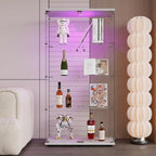 FLYMUHJIA 4-Shelf Tempered Glass Display Cabinet - Image 6