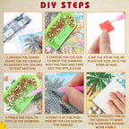 Trandraft 13 Pcs Summer Interchangeable Seasonal Diamond Art Kits - Image 4