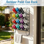 Spray Can Holder Storage Rack Wall Mounted, Metal Spray Paint Rack Organizer - Image 6