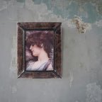 5x7 Retro Picture Frame, Vintage Leather Photo Frame, Hand-Crafted Resin Ornate - Image 6