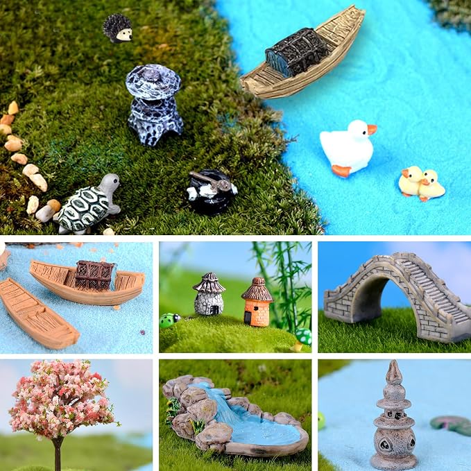 Fairy Garden Accessories Outdoor, 42 Zen Accessories, Miniature Decorations - Image 4