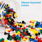 400Pcs Push Pins, Thumb Tacks for Bulletin Board, Stick Pins Thumb Tacks for - Image 2