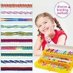 TingingYuli Friendship Bracelet Making Kit, 3-Layer Storage Box, Gift 6-12 | - Image 3
