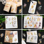 Dizdkizd Holographic Flower and Leaf Sticker Set, 240 Foil Gold Botanical - Image 7