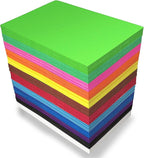 96pcs Foam Sheet Crafts 8.5X 5.5 in 12 Assorted Colors Eva Foam Paper Pieces by Do%C2%B2ping