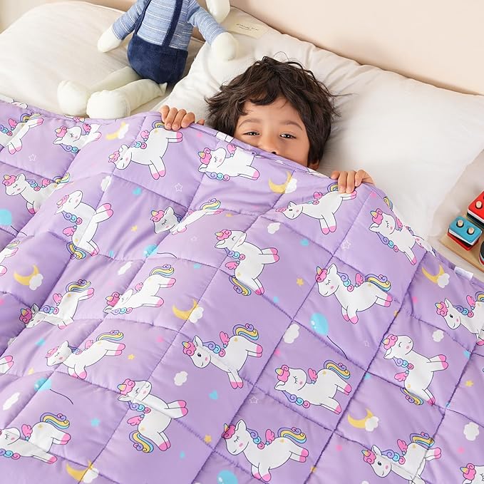 Sivio Weighted Blanket 3lbs, Small Cooling Heavy Blankets, Soft Breathable by Sivio