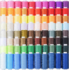 Simthread All Purpose Sewing Thread, 80 Spools Assorted Colors Each 400 Yards by Simthread