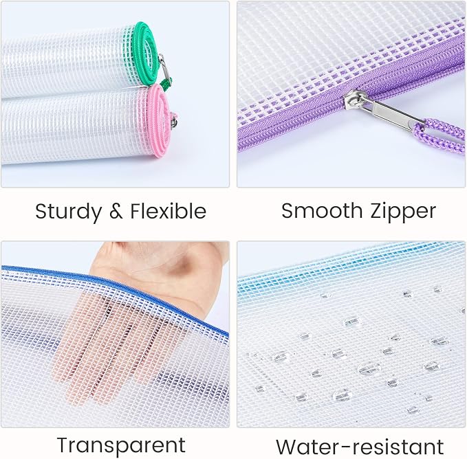 Sooez 36 Pack Mesh Zipper Pouch - Image 4