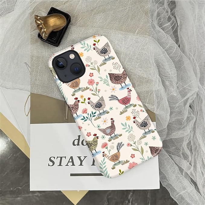 ZHEGAILIAN Case for iPhone 13 14, Chicken Farmhouse Animal Rooster Durable - Image 6