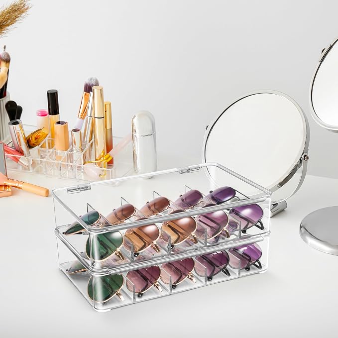 Sorbus Sunglasses Organizer - Image 7