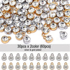 stino 40/48Pcs Paired Crystal Pendants Charms - Image 3