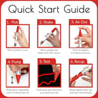 5 Acrylic Red Paint Pens - Image 7