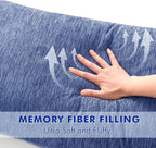 MIULEE Body Pillow for Adults Shredded Memory Foam for Sleeping - Image 4