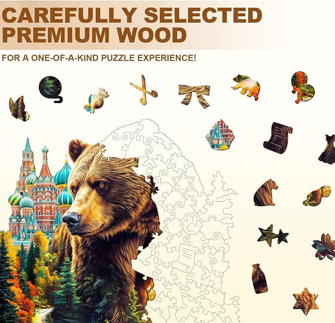 Basilica Bear Puzzles Adults Gifts - Image 2